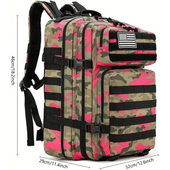 45L Tactical Backpack – waterproof Multi Compartment for Hiking, … - Picture 3 of 5